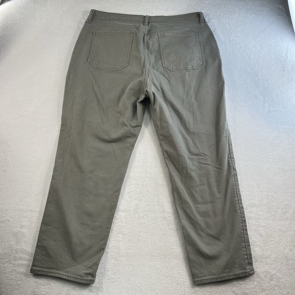 Old Navy Sz 16 Sky-Hi Straight Extra High Waisted Pop Color Utility Jeans Grey - Picture 10 of 15